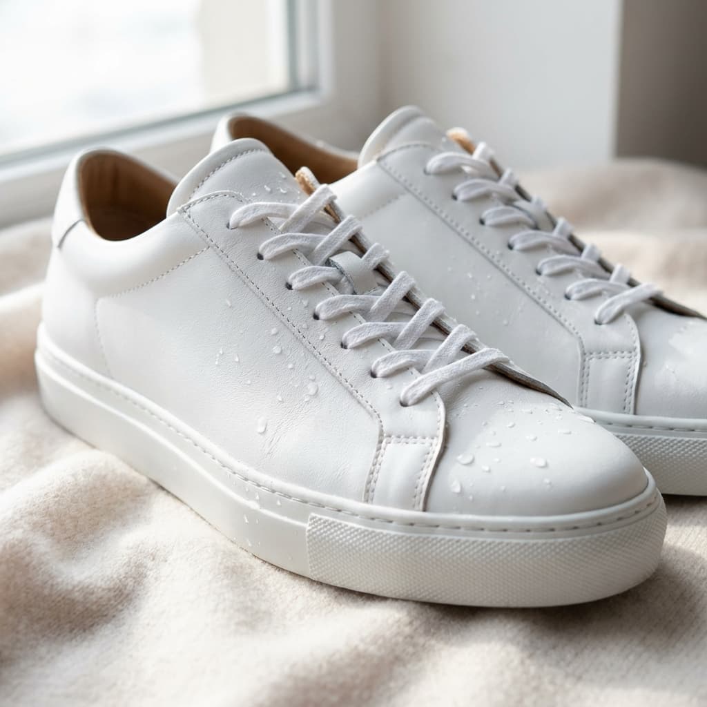 Tênis limpos e renovados